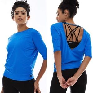 K-DEER Microflex V-Back Pullover yoga top XL